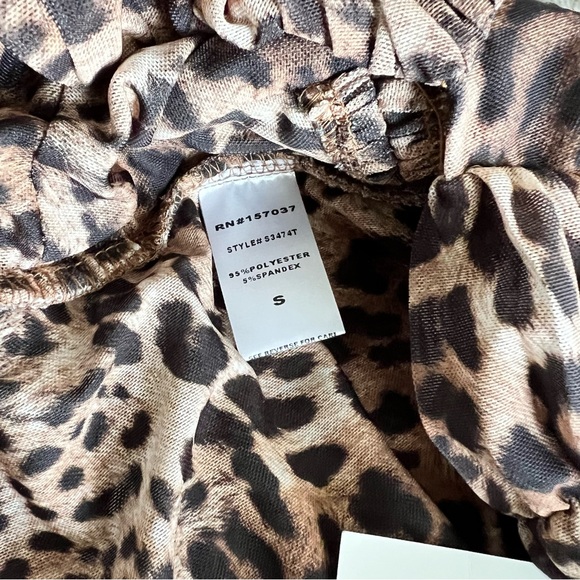 12th tribe leopard crop top - Picture 3 of 5